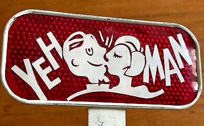 $61 • Buy Yeh Man! Funny Sexy 1930s Snow Craggs Reflective License Plate Topper Rat Rod