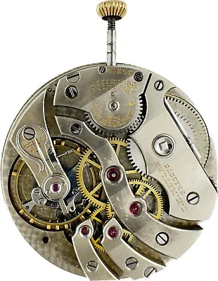 Antique C.H. Meylan 17 Jewel Manual Wind Pocket Watch Movement Running • $375