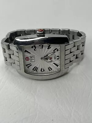 Michele Mini Urban XL Womens Stainless Steel Watch • $595