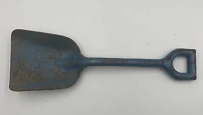 Vintage Toy Sand Bucket Shovel Metal Blue 12” L X 4” W Made In USA • $11.25