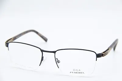 New Morel Oga 10087o Nd04 Black Havana Authentic Frames Eyeglasses 55-19 • $101.46