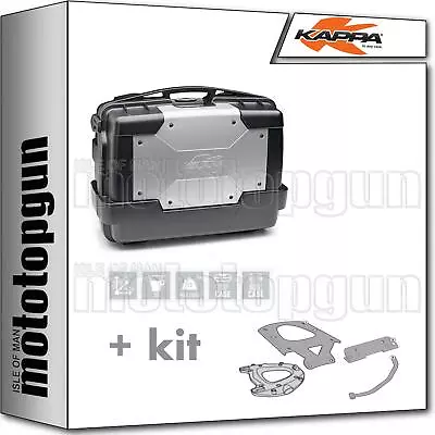 Kappa Top Case Kgr33 Garda 33 Lt + Rear-rack Monokey Kawasaki Versys 650 2010 10 • £230.83