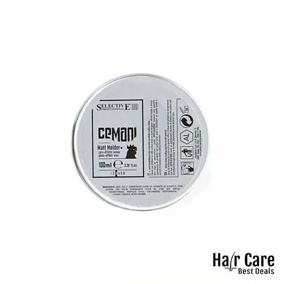 SELECTIVE PROFESSIONAL CEMANI Matt Molder Styling Hair Wax-100ml • £24.80