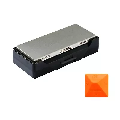 $79.99 • Buy Double 325/1200 Grit Diamond Sharpening Stone Knife Sharpener With Angle Guide