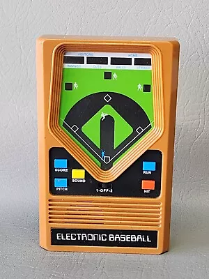 Mattel Electronic Baseball Handheld Game Sports Travel 2015- TESTED & WORKING • $16.99