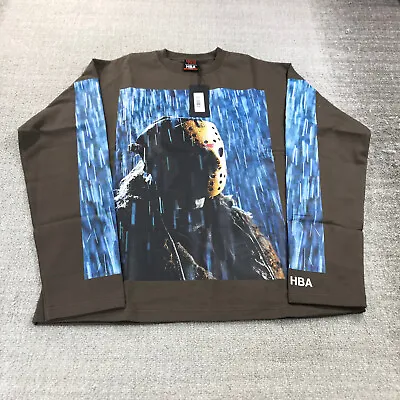 Hood By Air HBA Shirt Mens Medium Freddy Jason Voorhees Sweatshirt Pullover • $148.88