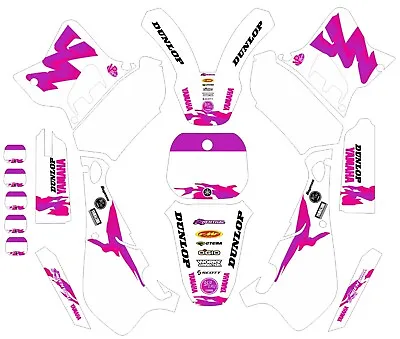 Graphics For Yamaha YZ125 YZ250 YZ 125 250 1993-1995 Decals Sticker Pink Purple • $98