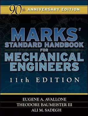 Marks' Standard Handbook For Mechanical Engineers Hardcover • $126.62