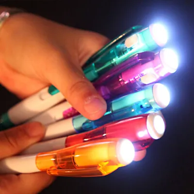 Multifunctional Ballpoint Ball Point Pen With LED Light Flashlight E4G6 • $1.18