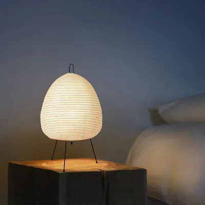 Lamp Akari Noguchi Yong Stand Japanese Style Rice Paper Table Light For Bedroom • $68.93