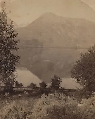 The Upper Twin Lake CO WH Jackson Stereoview C1875 • $28.16