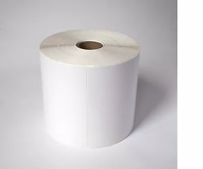 £1.95 • Buy 75mm X 100mm 4  X 3   Large White Thermal Address Labels Sticky Plain Stickers