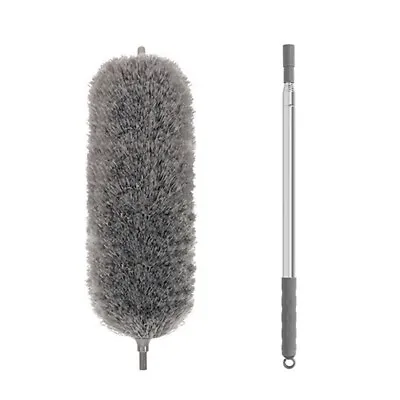 Extendable Feather Duster 280cm Long Telescopic Duster Magic Cobweb Duster Brush • £7.98