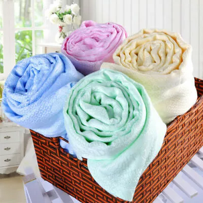 Blanket Bamboo Cool Soft Towel Throws Air Conditioning Quilt Summer Bed Sheets • $13.54