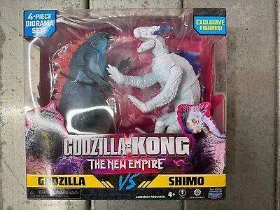Godzilla X Kong The New Empire - Godzilla Vs Shimo 2 PACK  - IN HAND - FAST SHIP • $39.95