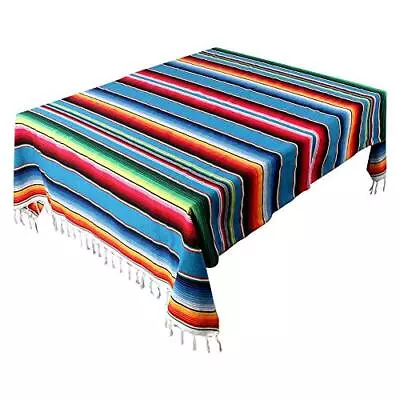 59 X 84 Inch Mexican Tablecloth Mexican Serape Blanket For Mexican Party Wedding • $29.22