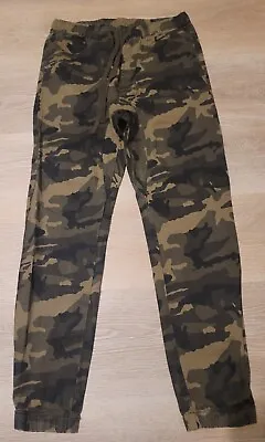 Victorious Men's Jogger Drop Crotch Denim Jogger Pants CAMO XL 👖 • $12.99