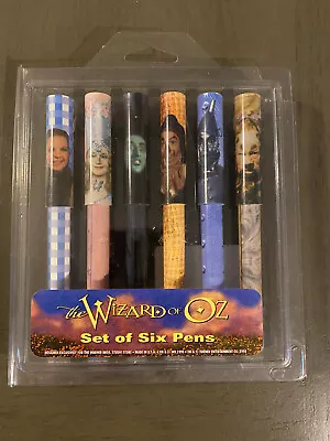 Wizard Of Oz Set Of Six Pens Vintage 1998 Warner Bros Dorothy Scarecrow Tin Man • $15.99