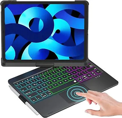 Touchpad Backlit Rotate Keyboard Case For IPad 7/8/9/10th Gen Air 3/4/5 Pro 11  • $66.49
