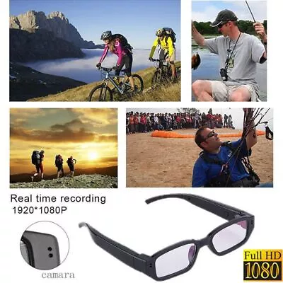 Mini HD Camera DV Glasses 1080P Sports Eyeglass Sunglasses Cam Eyewear DVR Video • $34.95