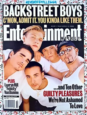 Pre-owned Entertainment Weekly Magazine Backstreet Boys September 4 1998 BSB 448 • $29.99