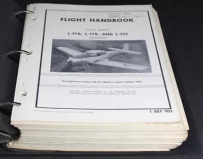 Navion L-17A B & C Flight Handbook - Maintenance - Parts Breakdown - Inspection • $249.99