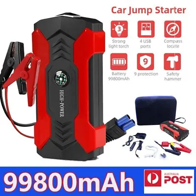 Jump Starter Portable Car Battery Pack 12V Auto Battery Charger Booster Jumper • $61.89