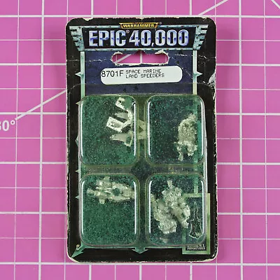 Epic 40K Space Marine Land Speeders NIB Metal - OOP Warhammer Armageddon Speeder • $34.95