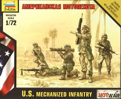 Zvezda 1:72 US Mechanized Infantry - Hot War • £6.75