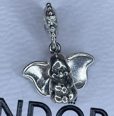 Pandora 797849CZ Disney Dumbo Pendant Dangle Charm S925 Ale Sterling Silver Bead • £21.99
