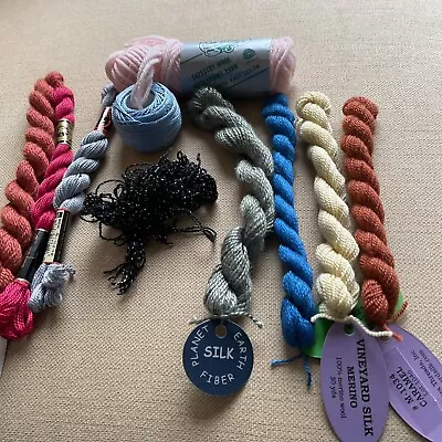 10x HI END THREADS ELSA WILLIAMSSILK&IVORYVINEYARDDMCPLANET EARTH LOT 33 • $7.99