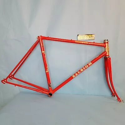 Raleigh Pursuit Lugged Steel Road Bike Frameset Single Fixie Frame 54cm  D14 • $50