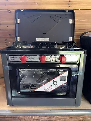 Camp Chef Outdoor Deluxe Oven/2 Burner Stove Open Box But Completely Unused • $175