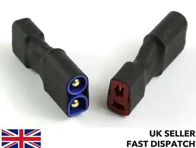 Deans Female T Plug To EC3 Male 3.5mm Banana/bullet Adaptor/connector/plug Block • £4.25