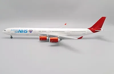 JC Wings 1:200 Maleth-Aero Airbus A340-600 'Thank You NHS' 9H-PPE Diecast Model • $279.95