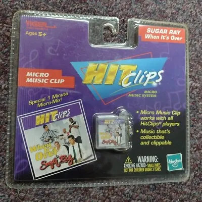 Tiger Hit Clips Micro Music Clip Sugar Ray  When It's Over  Nib New Hasbro Vtg • $21.95
