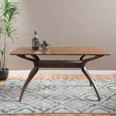 Mabel Mid Century Modern 6 Seater Wood Dining Table • $448.20