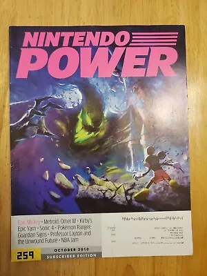 Nintendo Power Volume 259 Epic Mickey No Poster • $22