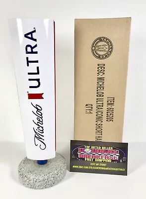 Michelob Ultra Ribbon Logo Beer Tap Handle 8” Tall - Brand New In Box! • $51.25