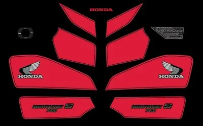 $239.95 • Buy 1984 Honda CB750SC Nighthawk 750  S  Complete Decal Set - RED / EU/ Canada