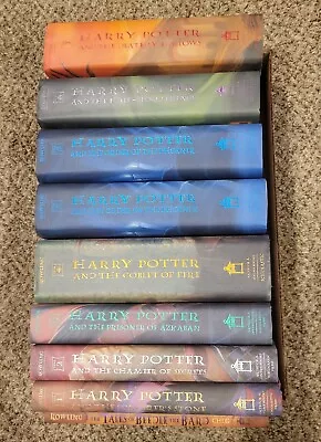 1-st Edition Harry Potter Full Book Set Volumes 1-7 Hardcover Plus Extras!!! • $74.99