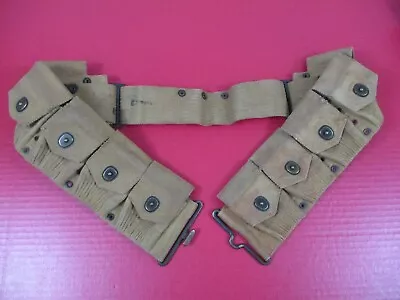 WWI US Army Dismounted M1917 Cartridge Belt For M1903 Rifle - Mills 1919 - NICE • $124.99