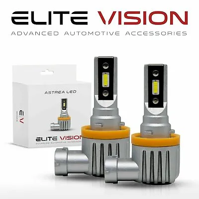 H11 H8 H9 LED Headlight Bulbs White Beam Conversion Kit 6000LM 2x Super Bright • $54.99