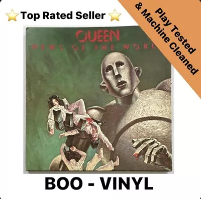 Queen News Of The World 1977 UK 12  Gatefold Vinyl LP Record -1 /-2 EX / EX • £21.99