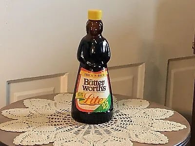 Vintage 1993 Full Unopened Mrs. Butterworth’s Syrup Glass Bottle 24oz Plastic Ca • $80