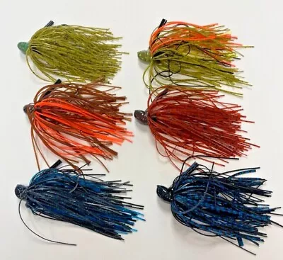 3/16 Oz Finesse Flipping Jigs Bass Fishing Lure Custom Made Multiple Colors • $3.15