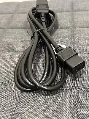 2.5m C19 To C20 Cable Power Extension UPS Jumper Lead Male To Female Dell Volex • £20