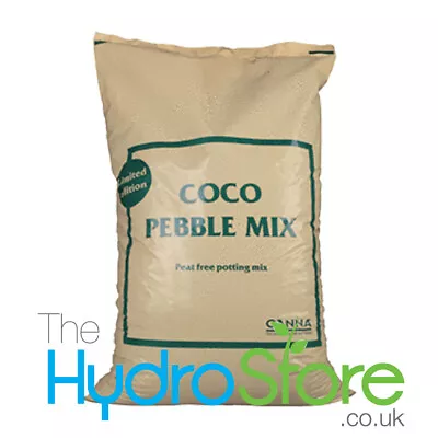 Canna Coco Pebble Mix 50 Litres 60/40 Growing Media Soil Coir Clay Balls Pellets • £22.99