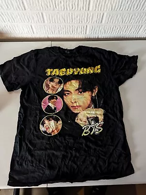 Taehyung Tee Shirt Bts Sz L • $4