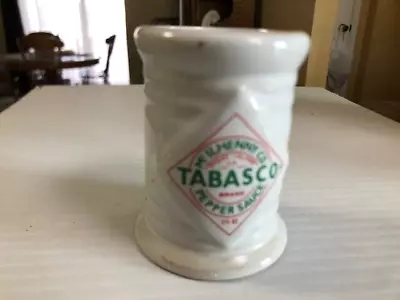 Vintage Advertising Tabasco Ceramic Bottle Holder Toothpick Holder • $8.95
